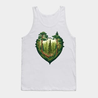 Nature Lover Deer - Designs for a Green Future and Hunters Tank Top